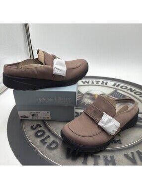 LifeStride with BZEES Air Step Women’s Galleria Mule/Clog Shoes/ Mocha Size 8.5